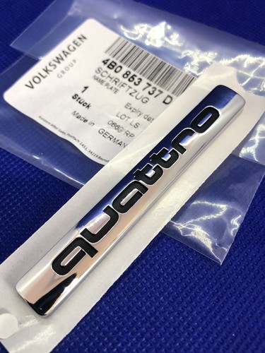 Logo badge audi quattro s3 - badge,