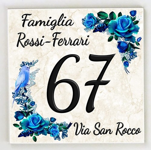 Numero civico targa - numero,