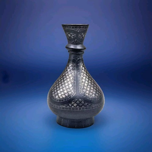 Antico vaso intarsiato - , bronzo