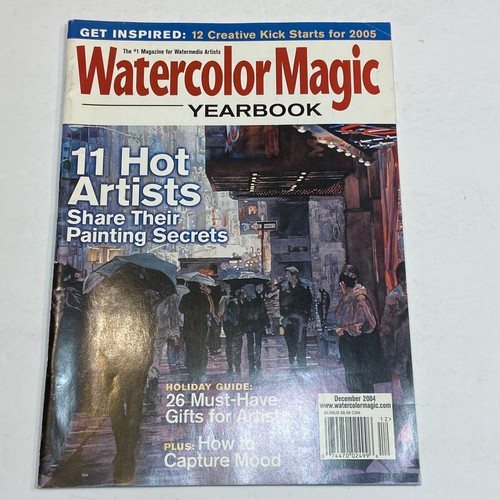 Watercolor magic yearbook - magic,