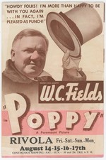 Movie Herald Poppy W.C. Fields