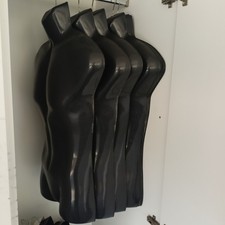MANICHINO NERO BUSTO ABBIGLIAMENTO  SAGOMA CON GANCIO