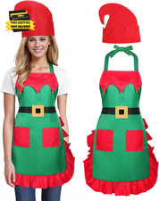 Grembiule da cucina donna con 2 tasche e cappello ⭐️⭐️⭐️⭐️⭐️