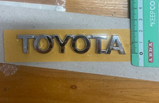Scritta cromo Toyota ORIGINALE