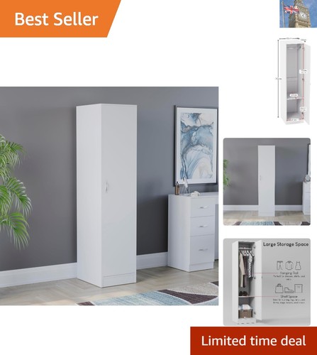 Armadio bianco moderno - 1, anta