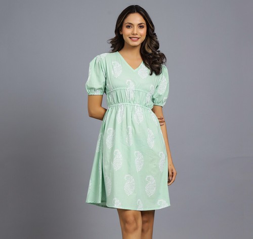 Donna puff manica floreale - donna,