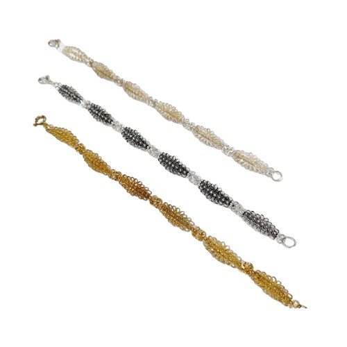 Bracciale foglia anello fede