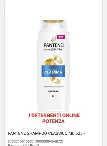 Pantene shampoo linea - shampoo, classica