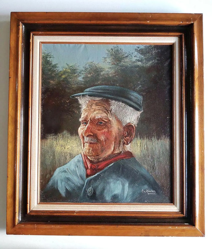 Dipinto olio ritratto - , di