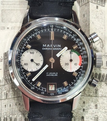 Vintage marvin chronograph - vintage,