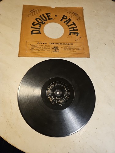 Antico disco pathe record - disco,