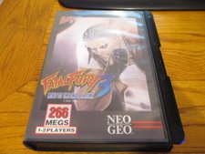 FATAL FURY 3 NEO GEO AES COMPLETO INGLESE EURO USA VERSIONE CIB RARO *LEGGI*