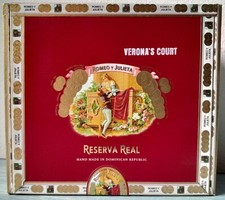 Scatola Sigari 20 Verona's Court Reserva Real Fatta a Mano in Legno Caraibi