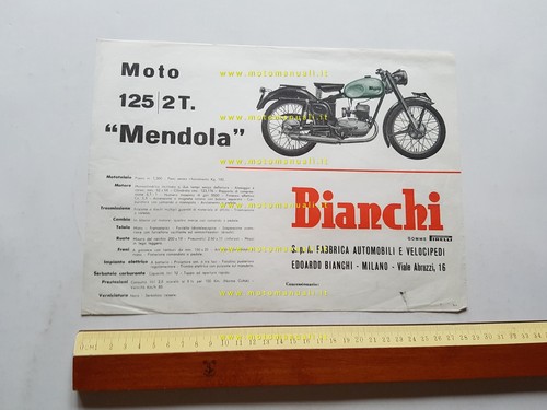 Bianchi mendola 125 1954 - 125,