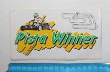 ADESIVO STICKER AUTOCOLLANT VINTAGE AUTO MOTO TUNING PISTA WINNER GO KART