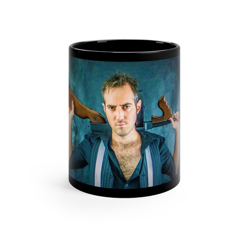 Tazza nera gangster hot - oz,
