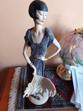 Statua capodimonte con base - capodimonte, in
