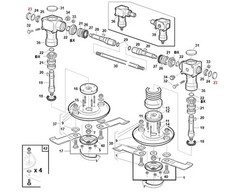 Cappellotto chiuso 42X7 trattorino rasaerba ORIGINALE GIANNI FERRARI 00.07.06.00