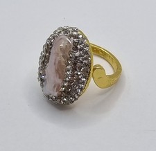 ANELLO A SCUDO con perla