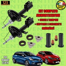 COPPIA AMMORTIZZATORI ANTERIORI + KIT CUFFIE TAMPONI + SUPPORTI RENAULT CLIO IV