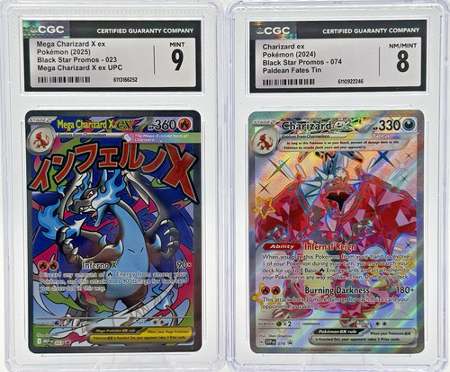 Pokémon charizard cgc bundle - cgc,