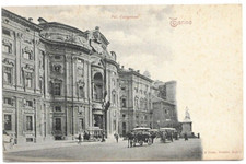 CARTOLINA DI TORINO ,PALAZZO CARIGNANO  non viaggiata 1900 Ca.