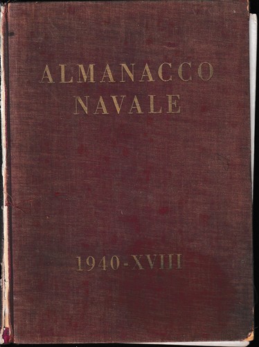 Almanacco navale 1940 xviii - almanacco,