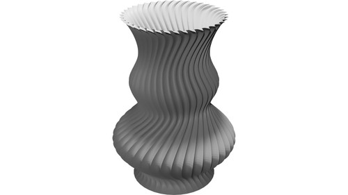 Vaso spirale decorativo - spirale,