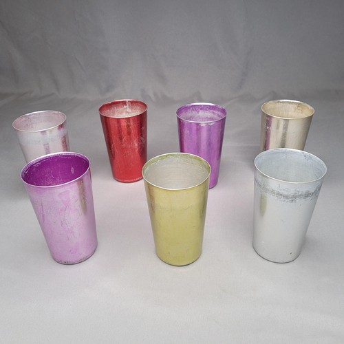Set bicchieri alluminio - set,