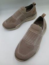 Scarpe da ginnastica uomo Skechers taglia 7 memory foam uomo marrone grigio slip on