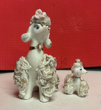 barboncini vintage in ceramica 2 pezzi