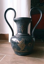 Vaso pelike vintage ceramica - vaso,