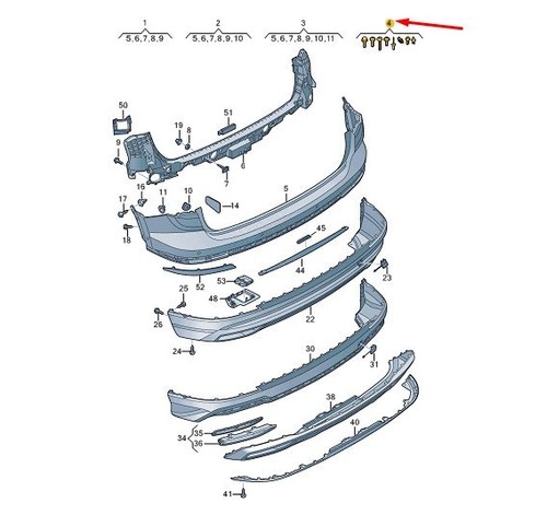Nuovo audi set ricambi - f3,