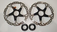 Coppia Dischi Freno MTB 2 Disc Brake Rotors SHIMANO XT SM-RT79 160mm Center Lock