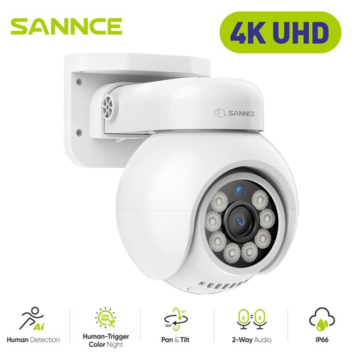 Sannce 8mp poe pan - sannce, pan/tilt
