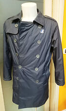 TRENCH KWAY TG. L - GIACCONE UOMO SOPRABITO BLU IMBOTTITURA LEGGERA