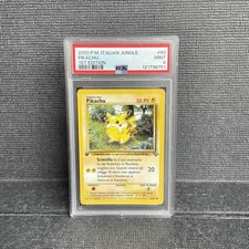 Pokemon •? Carta Pikachu Jungle 1 Ed First Edition Card Ita Mint •? PSA 9