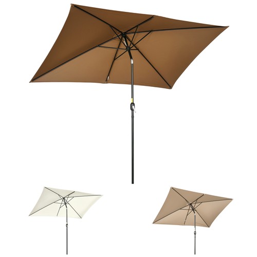 Outsunny ombrellone - ombrellone, da
