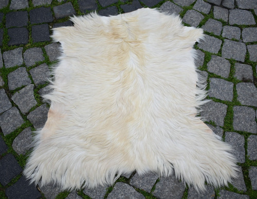 Tappeto pelle capra angora - tappeto, di