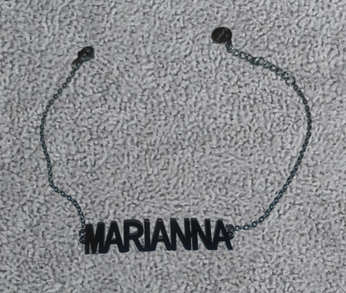 Bracciale con nome - marianna, in