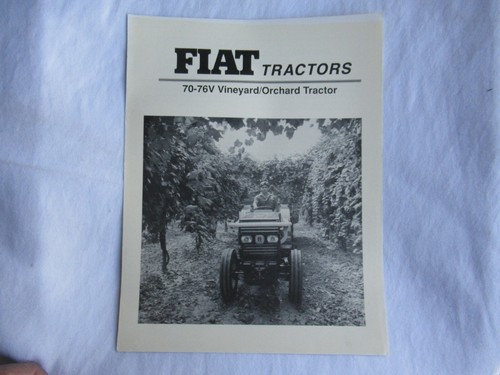 Brochure trattore vigneto