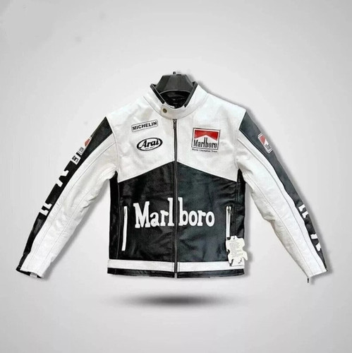 Marlboro giacca pelle racing - marlboro,