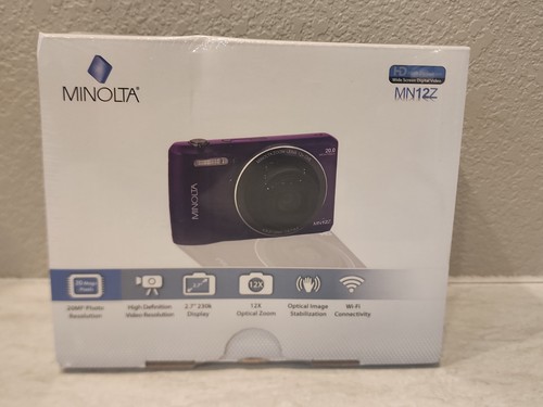 Minolta mn12z 20mp 12x zoom - 12x,
