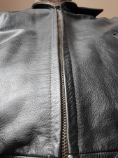 Giubbotto Esercito Italiano Carristi Black Leather Jacket Italian Army Tank