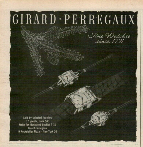 1945 girard perregaux orologi - girard-perregaux,