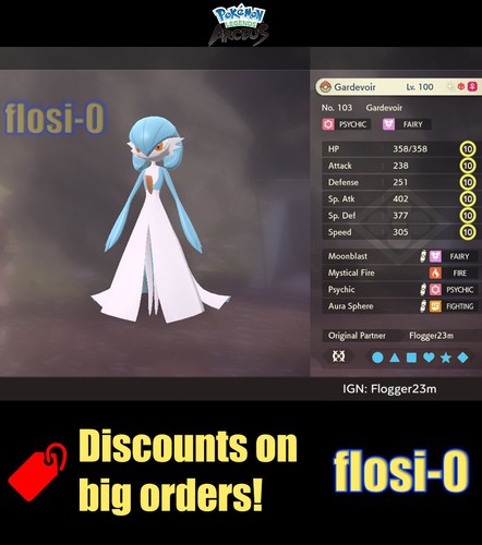 6iv shiny alpha - alpha, gardevoir