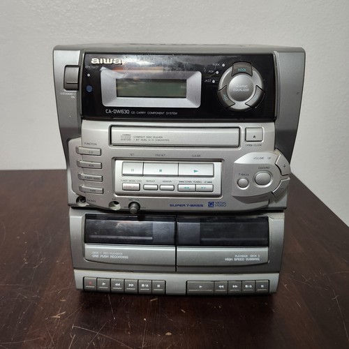 Aiwa dw630u boombox stereo - ca-dw630u,