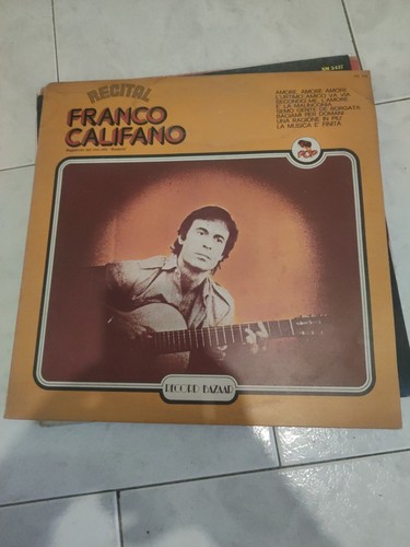 Franco califano recital - califano,