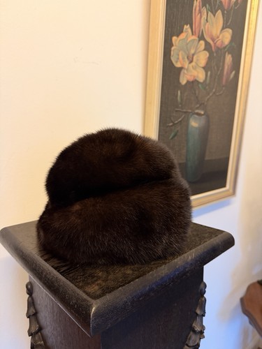 Cappello vera pelliccia visone