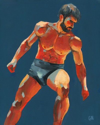 Opera arte originale dipinta - d'arte,